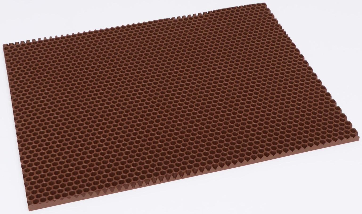 Коврик универсальный, прямоугольный, EVA, коричневый, 35 х 45 см