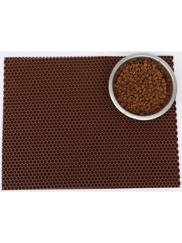 Коврик универсальный, прямоугольный, EVA, коричневый, 35 х 45 см