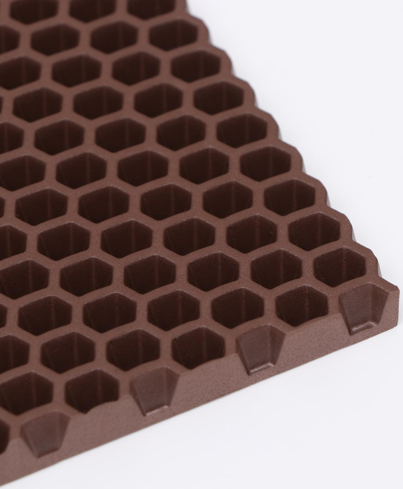 Коврик для животных EVA, ячеиистый, 40 х 60 см, коричневый