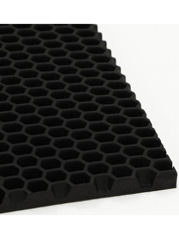 Коврик для животных EVA, ячеиистый, 60 х 80 см, черный