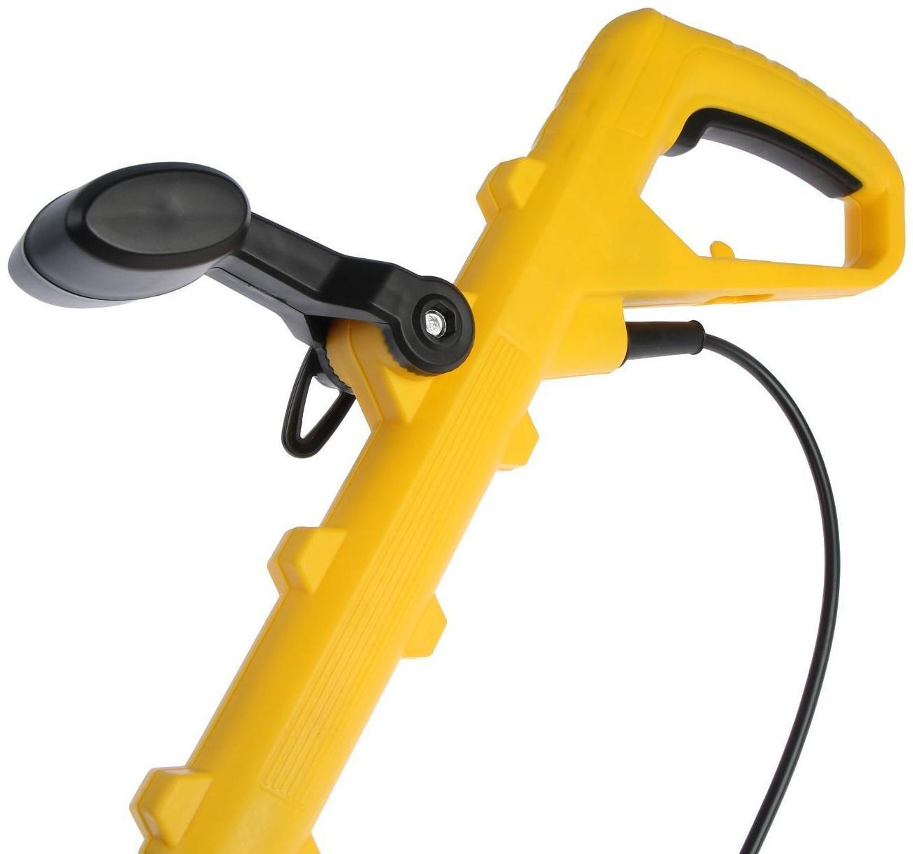 Триммер электрический Huter GET-500, 500 Вт, 12000 об/мин, d=1.2 мм, скос 25 см