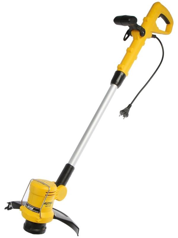 Триммер электрический Huter GET-500, 500 Вт, 12000 об/мин, d=1.2 мм, скос 25 см