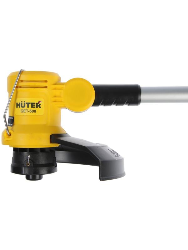Триммер электрический Huter GET-500, 500 Вт, 12000 об/мин, d=1.2 мм, скос 25 см