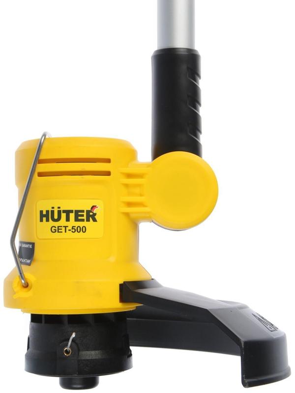 Триммер электрический Huter GET-500, 500 Вт, 12000 об/мин, d=1.2 мм, скос 25 см
