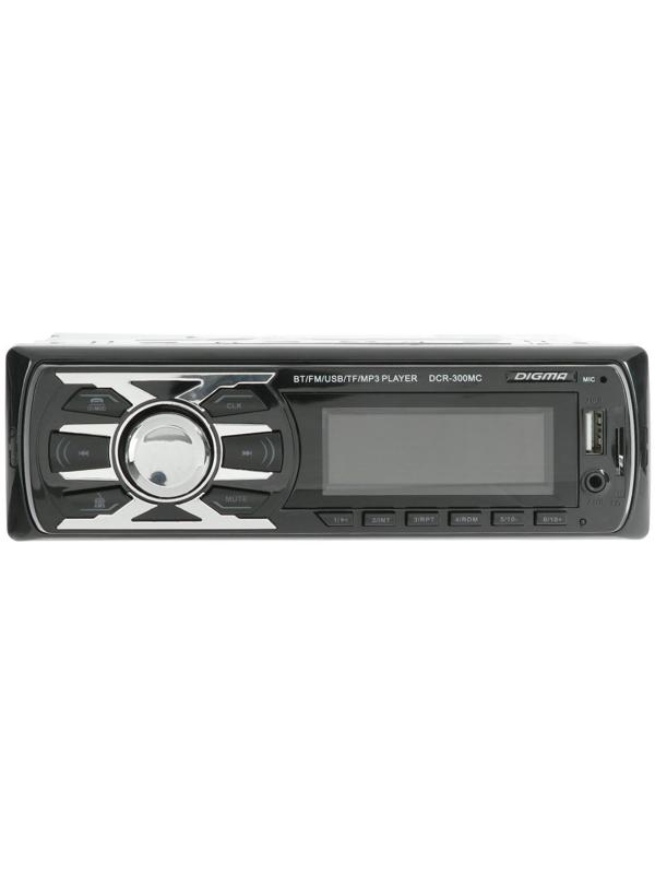 Автомагнитола Digma DCR-300MC 1DIN, 4 x 45 Вт, Bluetooth, USB, SD, AUX