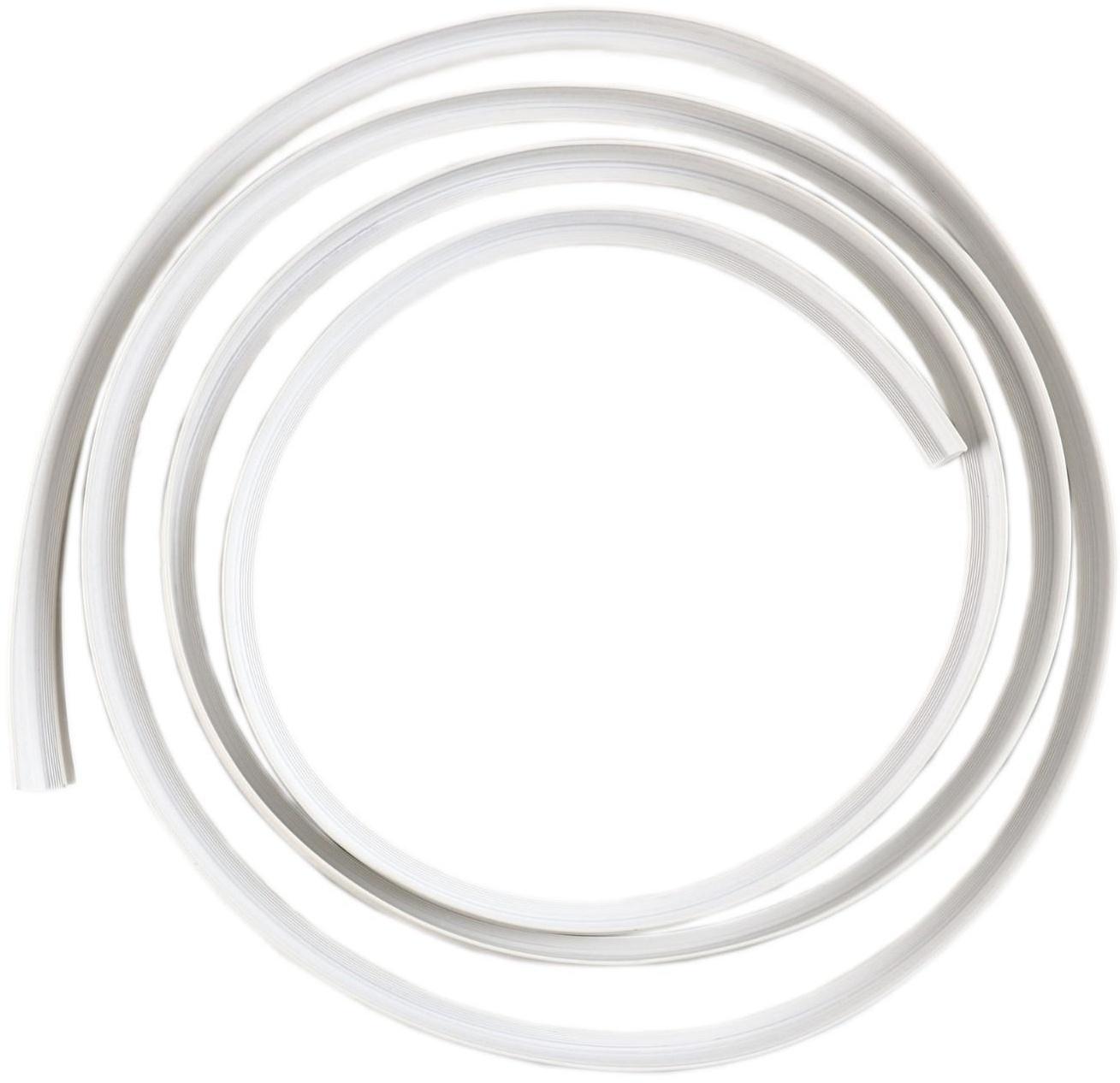 Гибкий порог SmartProfile BR 613 ясень анкор белый 3 м