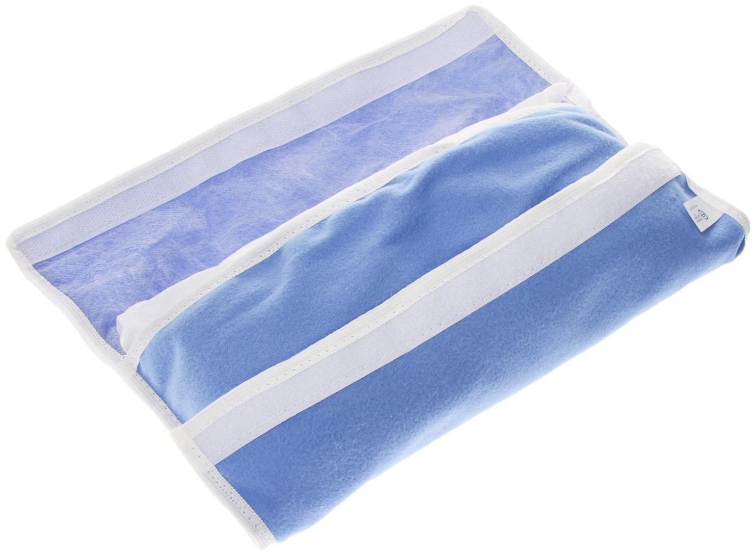 Подушка - накладка ARGO, детская, на ремень безопасности, голубой 29х11х9 см