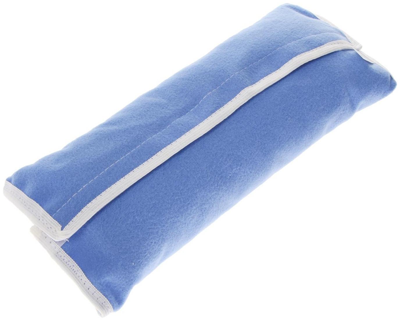 Подушка - накладка ARGO, детская, на ремень безопасности, голубой 29х11х9 см