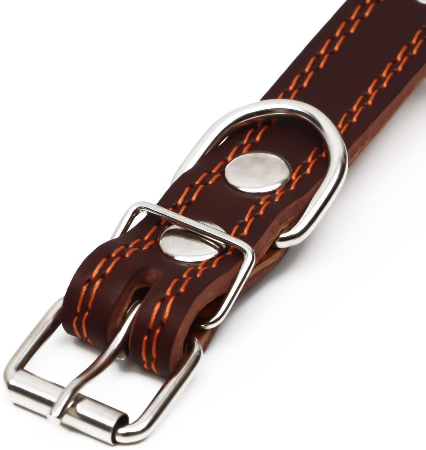 Ошейник кожаный 