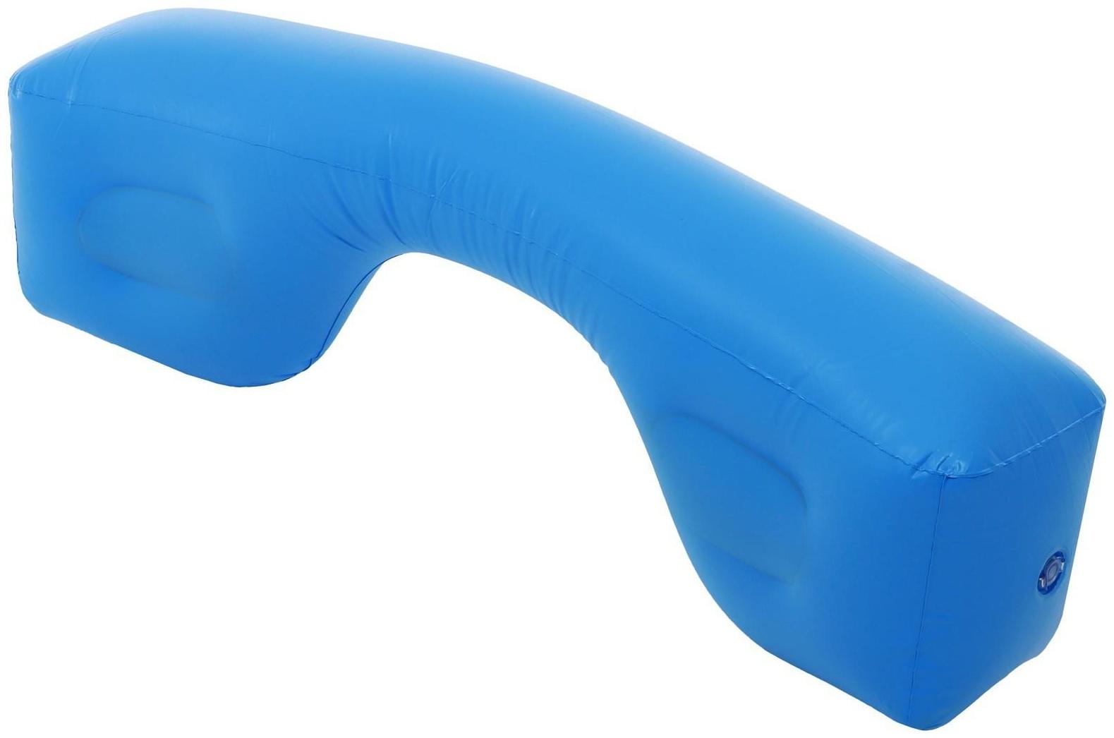 Матрас надувной в автомобиль, р. 130 х 68 х 38 см, цвет синий