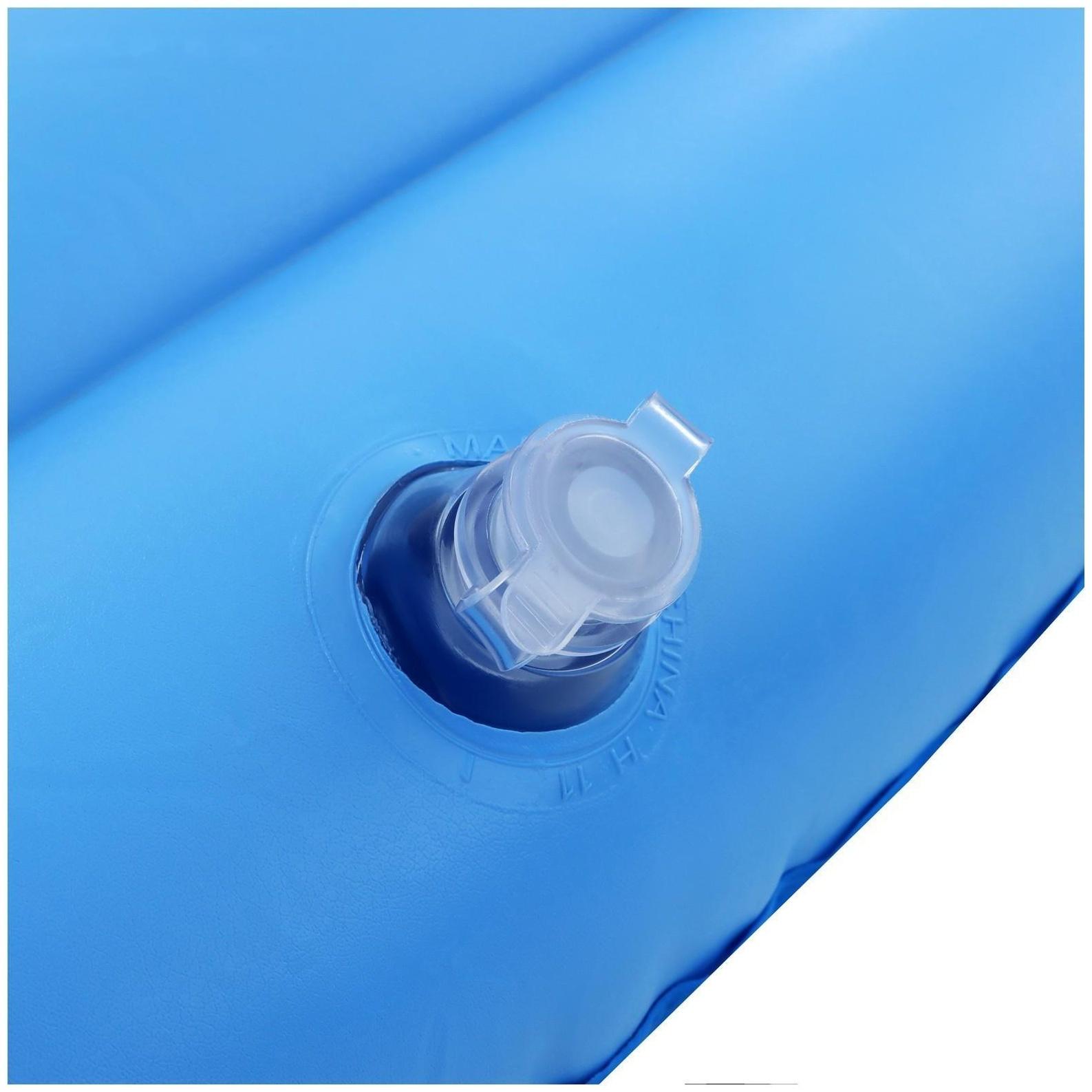 Матрас надувной в автомобиль, р. 130 х 68 х 38 см, цвет синий