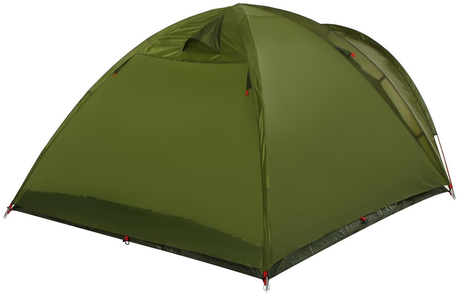 Палатка туристическая VERAG 3, р. 315 х 210 х 120 см, 3-местная, двухслойная