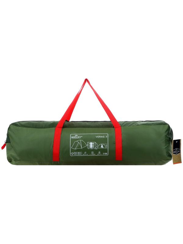 Палатка туристическая VERAG 3, р. 315 х 210 х 120 см, 3-местная, двухслойная