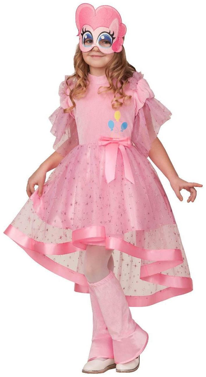 Карнавальный костюм «Пинки Пай», платье, маска, гетры, р. 26, рост 104 см