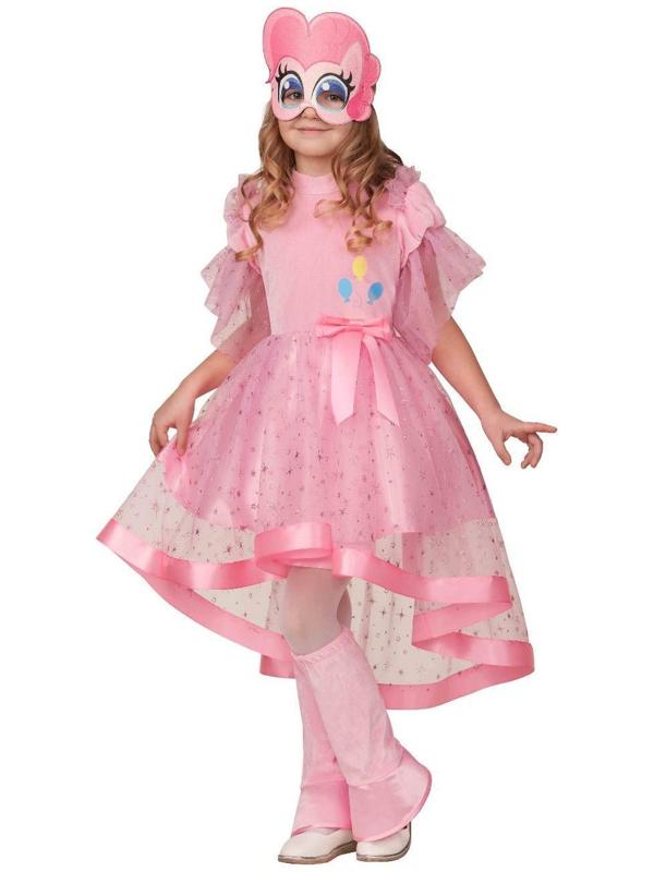 Карнавальный костюм «Пинки Пай», платье, маска, гетры, р. 26, рост 104 см