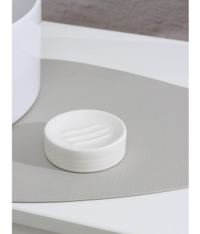 Мыльница керамическая Доляна «Модерн», цвет белый