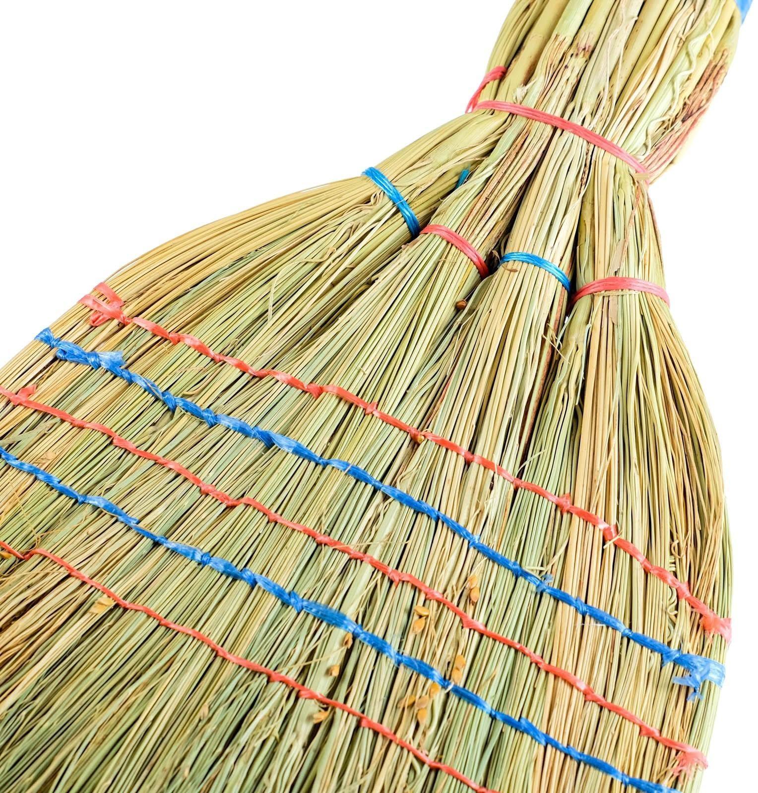 Веник узбекский из сорго 5ти-прошивной 4х-лучевой, ручная работа, 90-95 см