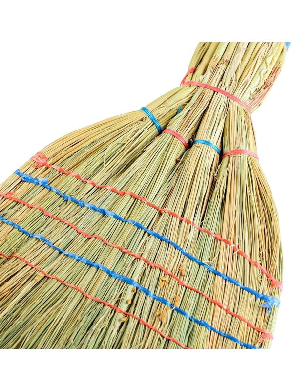 Веник узбекский из сорго 5ти-прошивной 4х-лучевой, ручная работа, 90-95 см