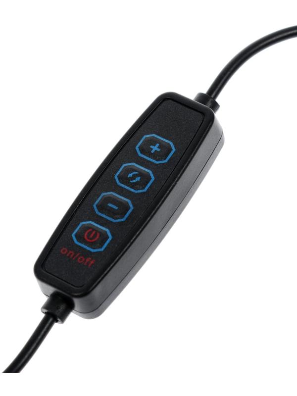 Набор Юного Блогера Windigo KIDS CB-98, лампа, MIC, пульт, СЗУ, линзы, переходники, чёрный