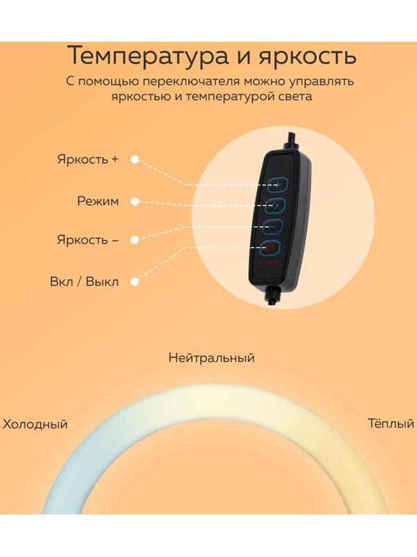 Набор Юного Блогера Windigo KIDS CB-98, лампа, MIC, пульт, СЗУ, линзы, переходники, чёрный