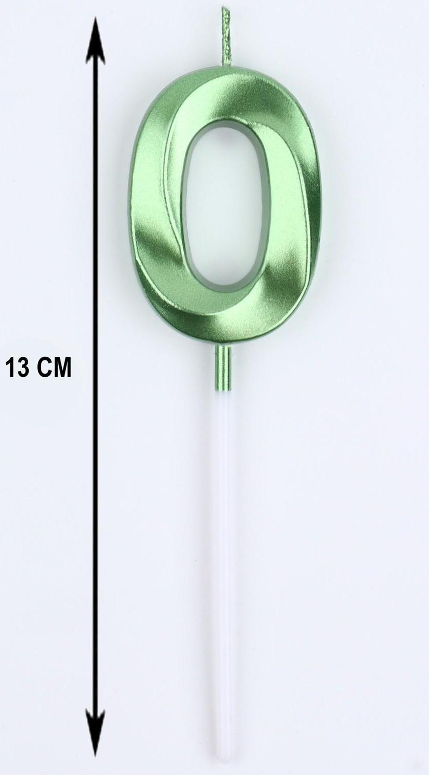 Свеча в торт на шпажке «‎Грань», цифра 