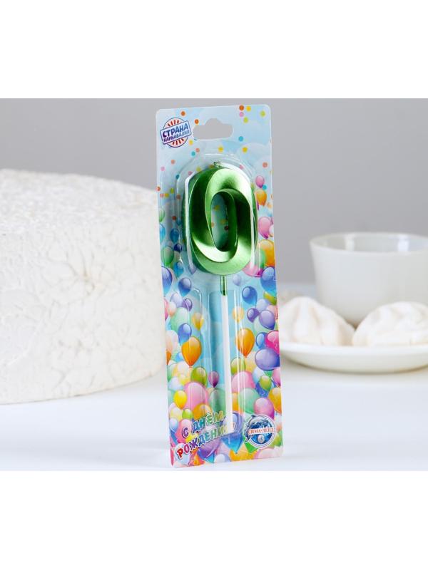 Свеча в торт на шпажке «‎Грань», цифра 