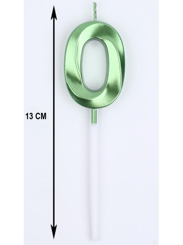 Свеча в торт на шпажке «‎Грань», цифра 