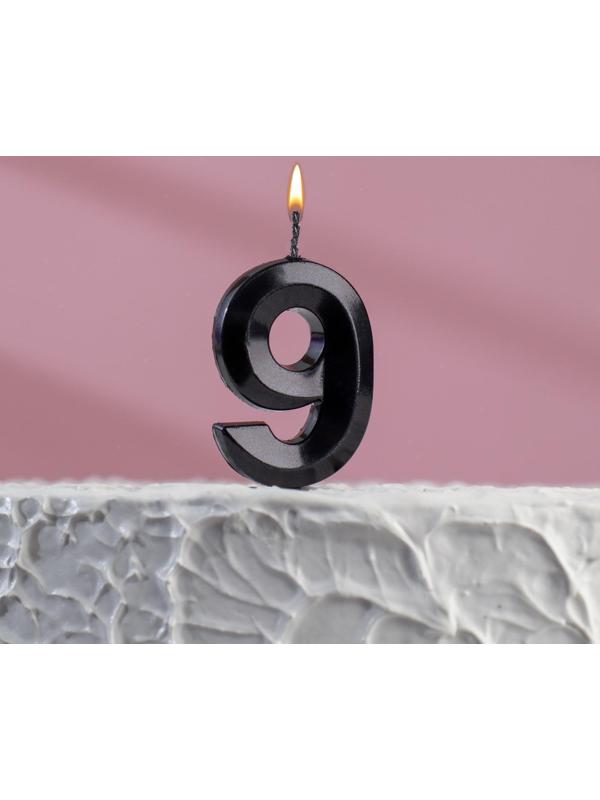 Свеча в торт на шпажке «‎Грань», цифра 