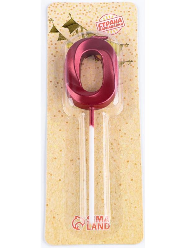 Свеча в торт на шпажке «‎Грань», цифра 