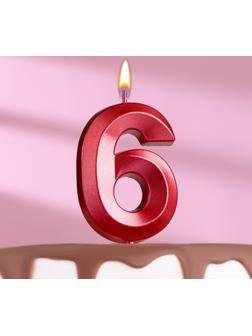 Свеча в торт на шпажке «‎Грань», цифра 
