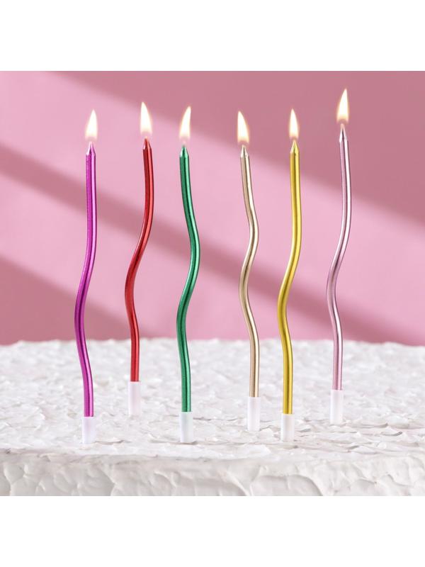 Свечи для торта  витые 