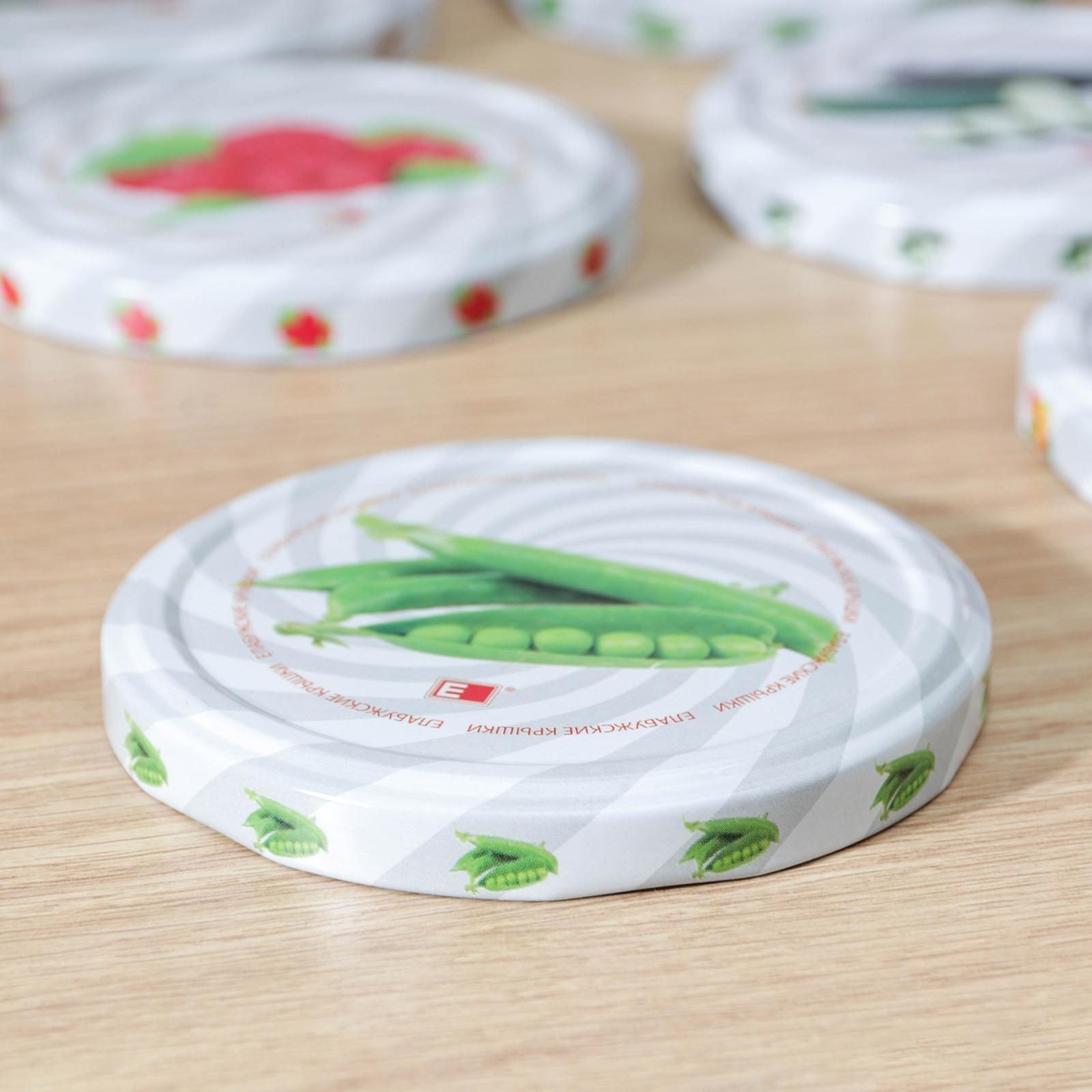 Крышка для консервирования «Елабуга. Карусель», ТО-89 мм, лакированная, упаковка 10 шт, цвет МИКС