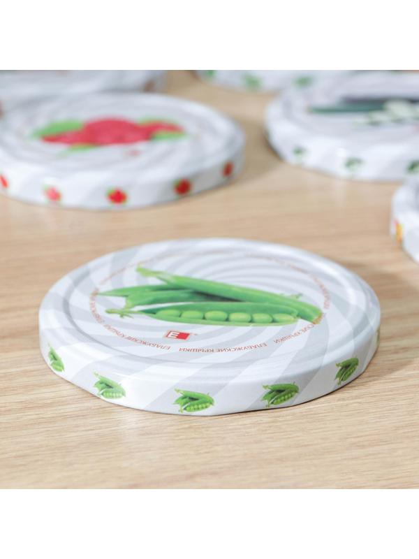 Крышка для консервирования «Елабуга. Карусель», ТО-89 мм, лакированная, упаковка 10 шт, цвет МИКС