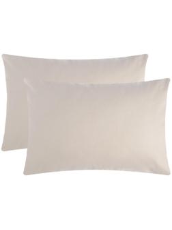 Комплект наволочек Этель бежевый, 50х70 см - 2 шт, 100% хлопок, поплин