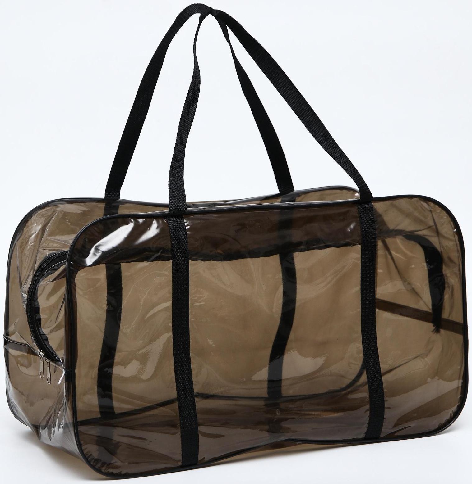 Набор сумок в роддом, 3 шт., цветной ПВХ, цвет черный