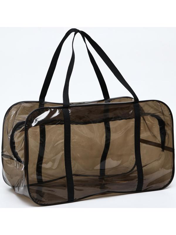 Набор сумок в роддом, 3 шт., цветной ПВХ, цвет черный