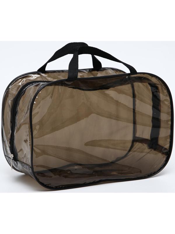 Набор сумок в роддом, 3 шт., цветной ПВХ, цвет черный