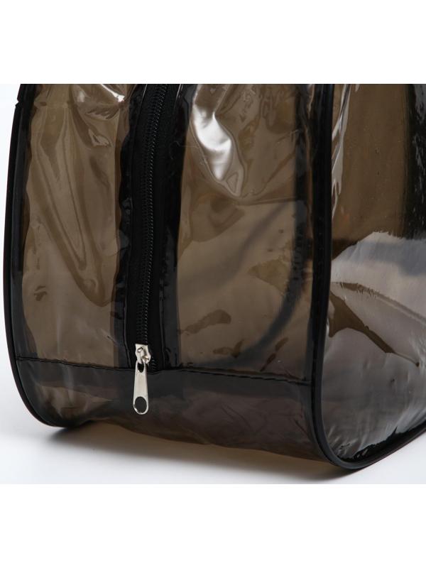 Набор сумок в роддом, 3 шт., цветной ПВХ, цвет черный