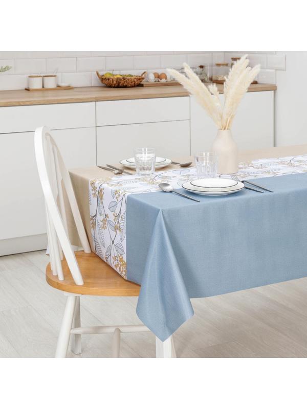 Клеёнка столовая на тканевой основе «Рамен», ширина 137 см, рулон 20 м