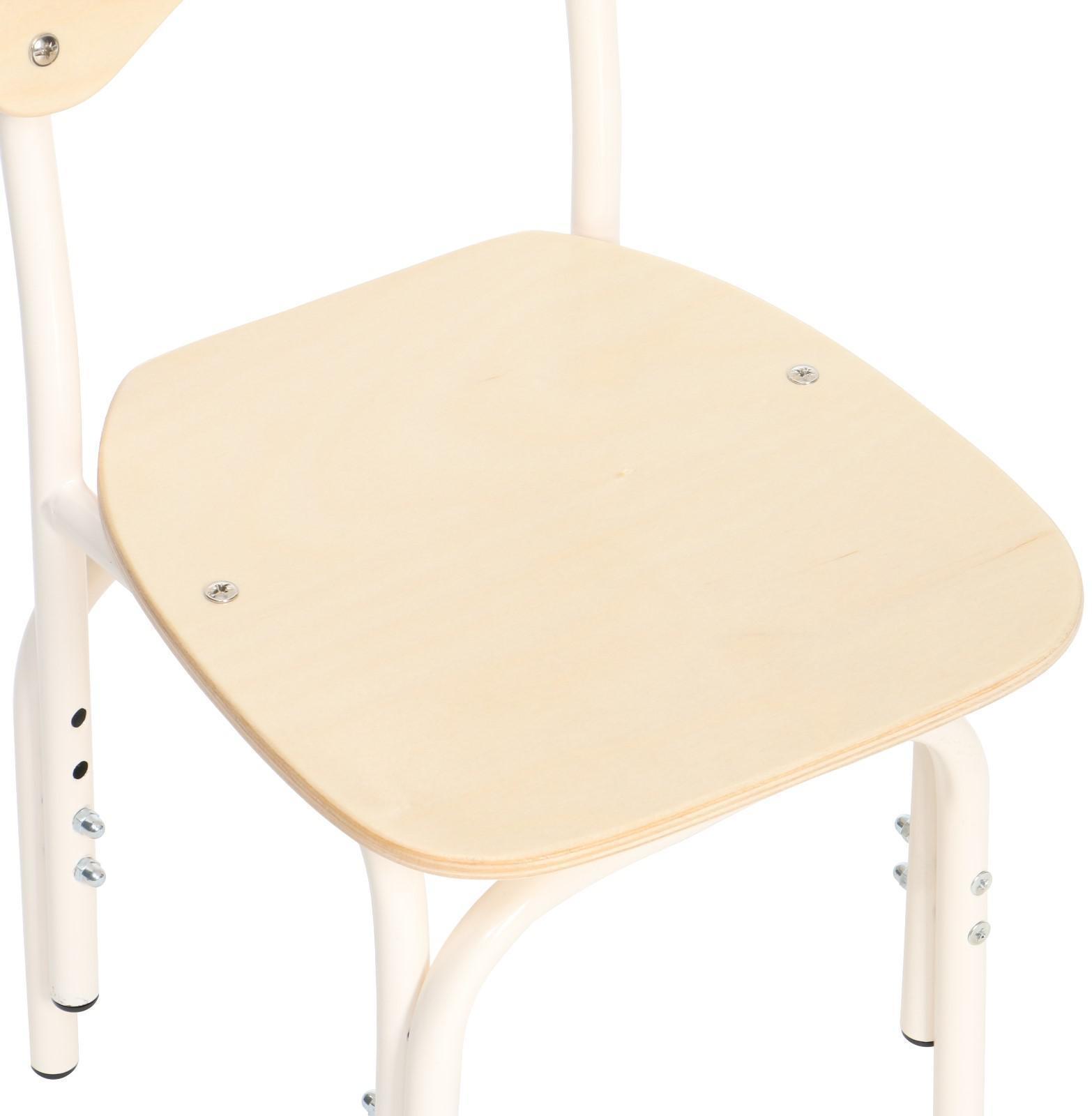 Стул детский Яшка гр. 0-1, рост ребенка 850-1150 мм, Кремовый белый