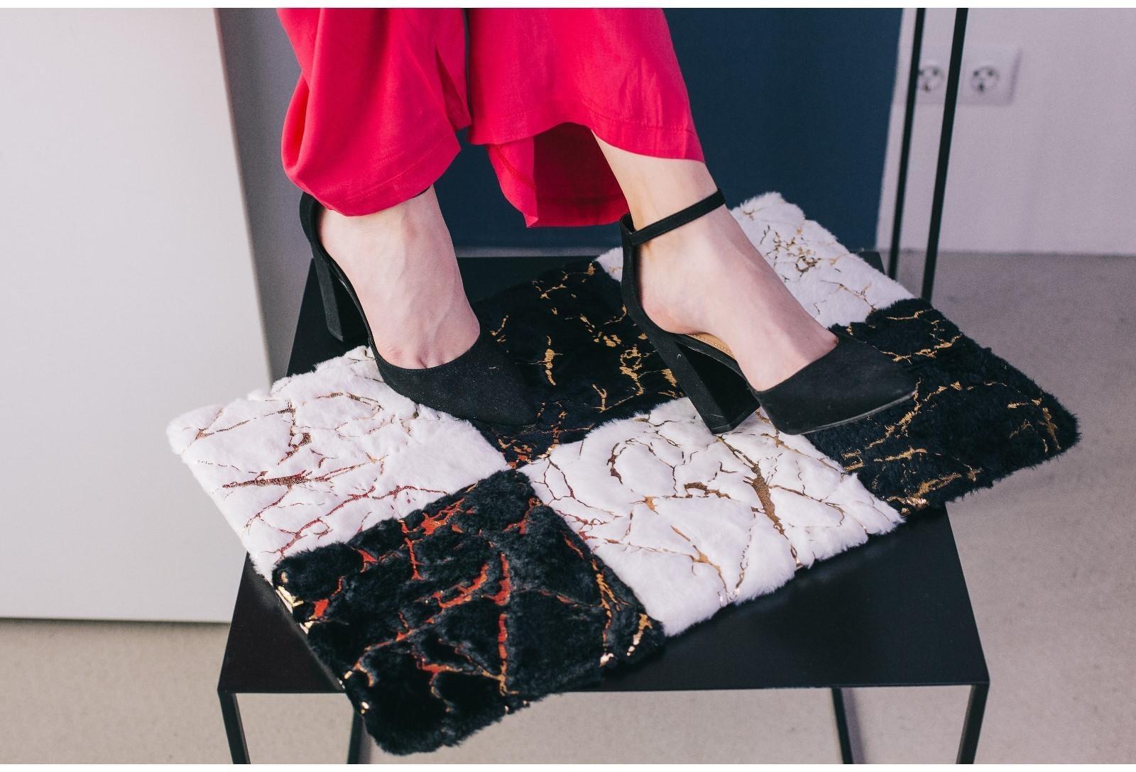 Коврик для ванной Доляна «Шахматка», 40×60 см