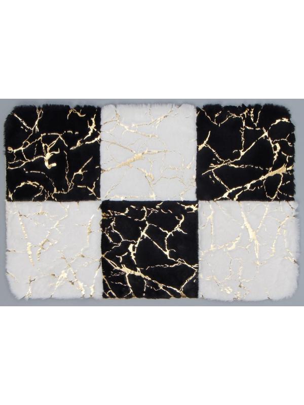 Коврик для ванной Доляна «Шахматка», 40×60 см