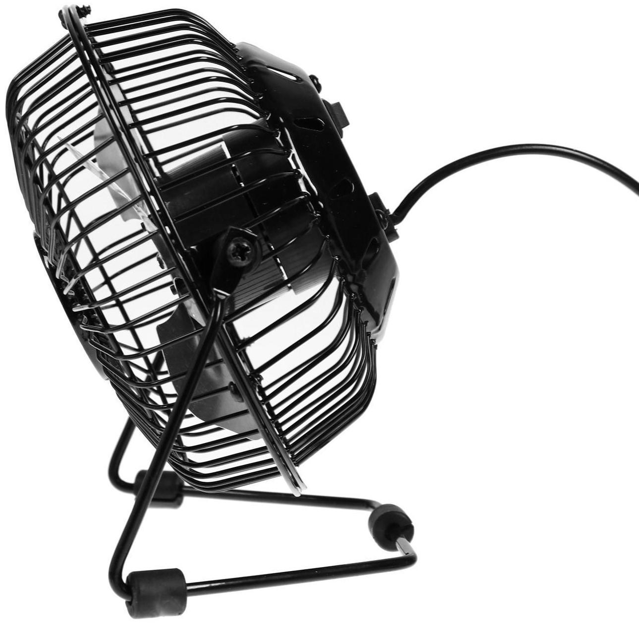 Вентилятор Centek CT-5040 Black, настольный, 2.5 Вт, 14 см, чёрный