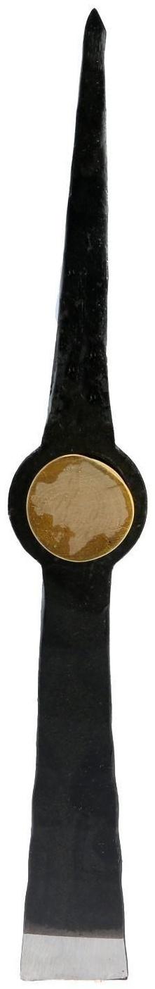 Кирка ТУНДРА, кованая, деревянная рукоятка 900 мм, 1500 г