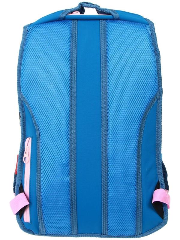 Рюкзак молодежный 43 х 29 х 15 см, эргономичная спинка, Merlin GL2020, NYC, чёрный/синий/розовый 21-GL2020-2