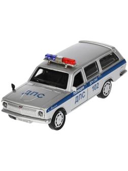 Машина металлическая ГАЗ-2402 «Волга полиция», 12 см, открываются двери и багажник