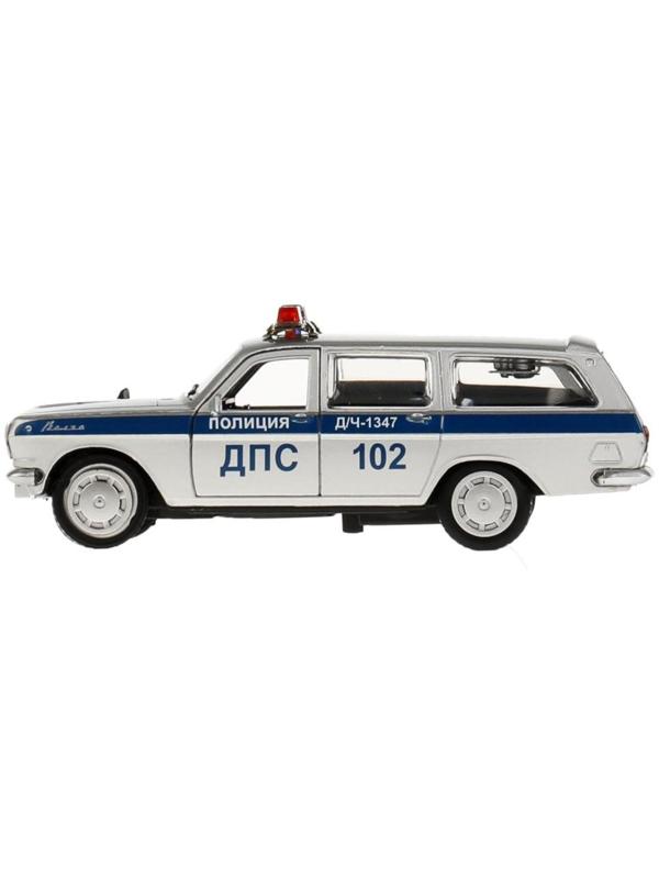 Машина металлическая ГАЗ-2402 «Волга полиция», 12 см, открываются двери и багажник