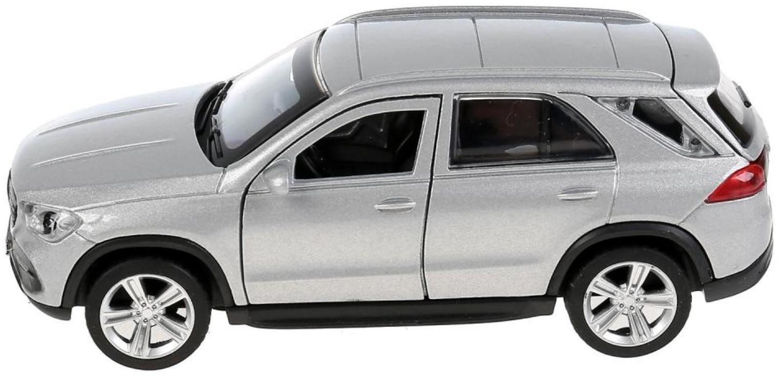 Машина металлическая Mercedes-Benz GLE, 12 см, открываются двери и багажник, цвет серебристый