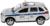 Машина металлическая «Suzuki Vitara полиция», 12 см, открываются двери и багажник, цвет серебристый