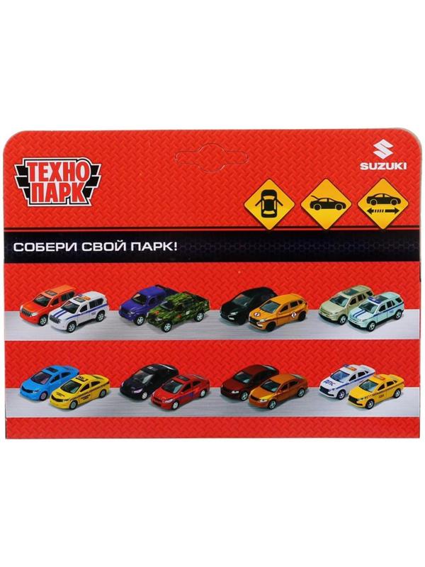 Машина металлическая «Suzuki Vitara полиция», 12 см, открываются двери и багажник, цвет серебристый